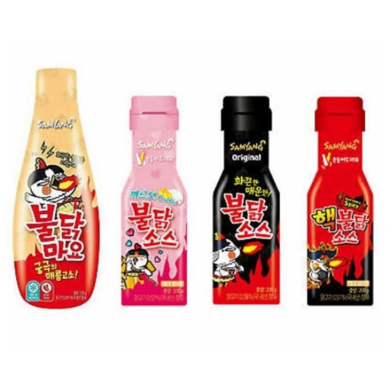 

SAMYANG BULDAK Sauce Original, Carbo, Spicy Chicken, Mayonaise