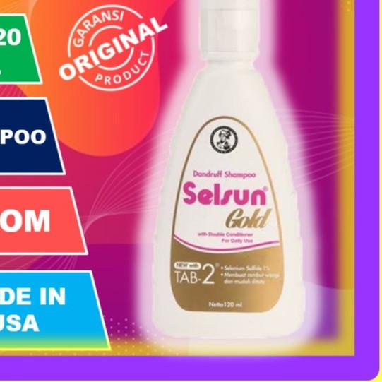 ♙ Selsun GOLD Shampoo 120ml / Selsun Shampoo / Selsun Shampo / BEBIBER - SelsunGold 120m ▼