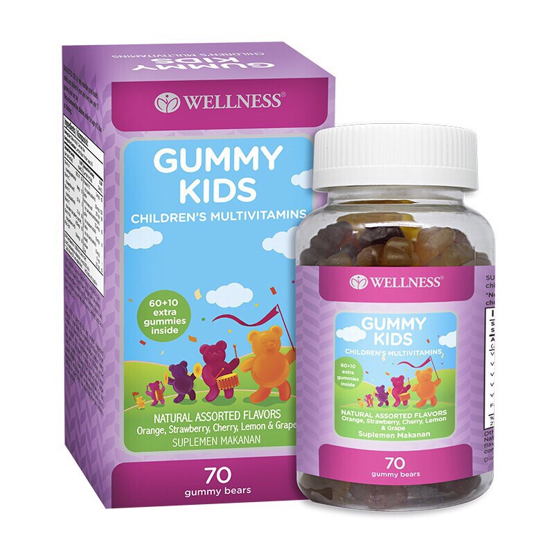 Jual ORIGINAL Wellness Gummy Kids Multivitamin [isi 70 gummies