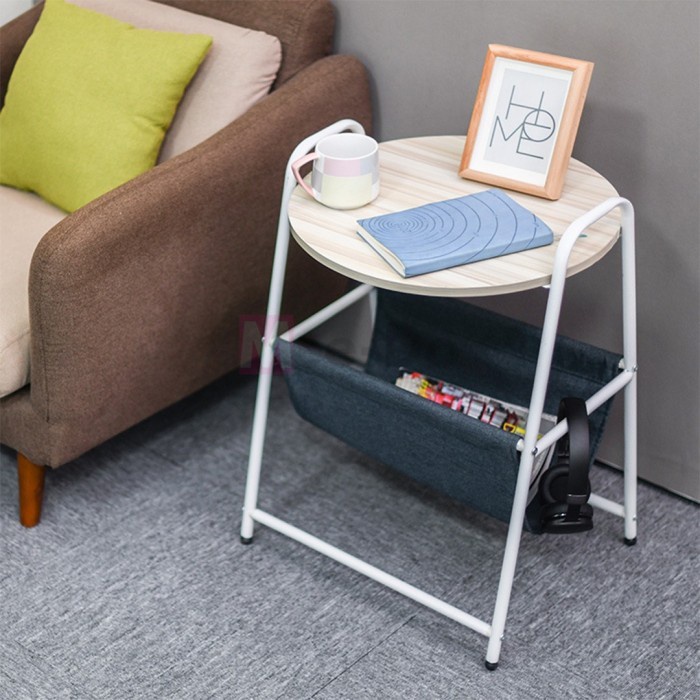 Mee Do Meja Sudut Multifungsi Minimalis Side Table Majalah Samping Coffee