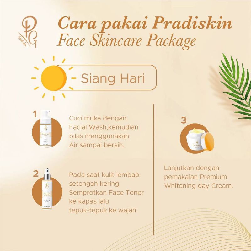 PAKET WAJAH/SKINCARE/PERAWATAN WAJAH PREMIUM WHITENING BPOM PRADISKIN GLOW-7