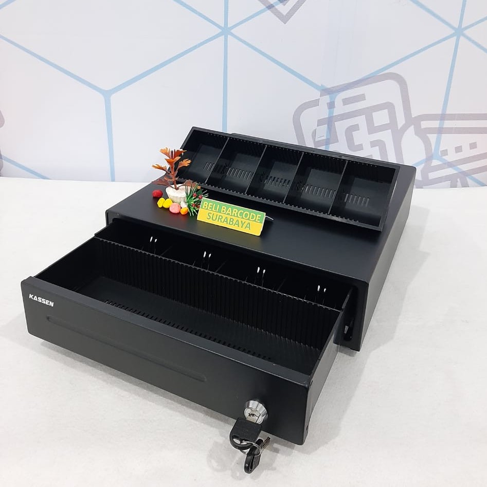 LACI UANG /CASH DRAWER KASIR KASSENK 330 - K330 WARNA HITAM FULL