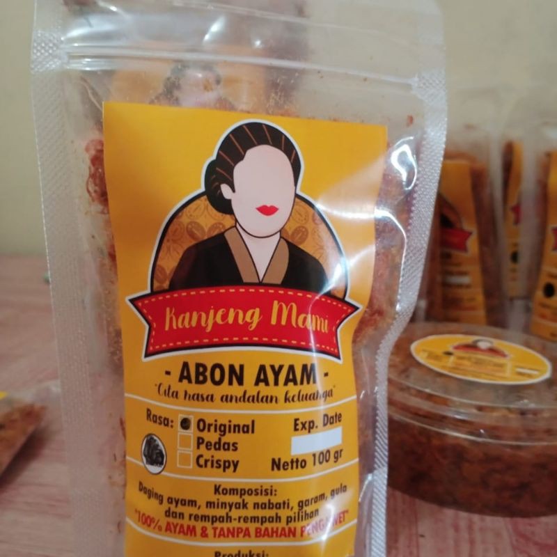 

Abon Ayam kanjeng mami 250 gram