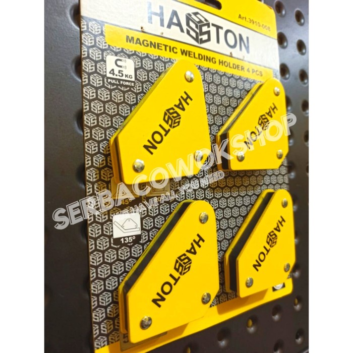 Hasston Arrow Magnetic Welding Holder Siku Magnet 10 LB Isi 4 Pcs