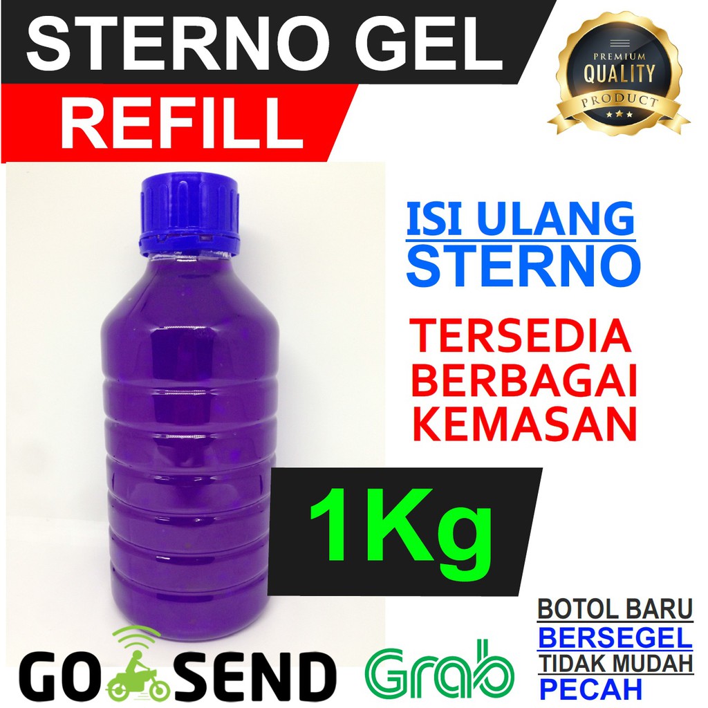 Sterno Refill 1KG Jelly Isi Ulang Kompor Sterno Bottle