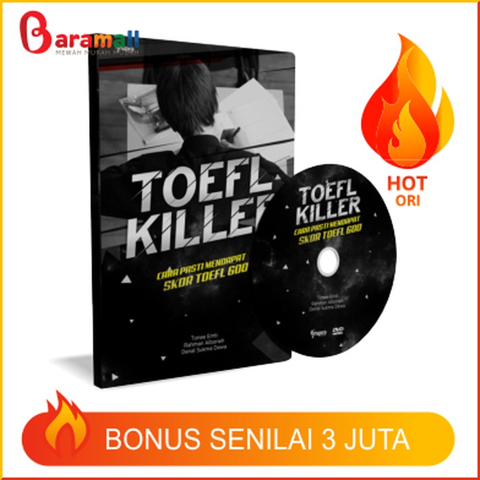 

Saatnya Anda Buktikan Buku TOP SELLER TOEFL KILLER Bonus JAMU LPDP