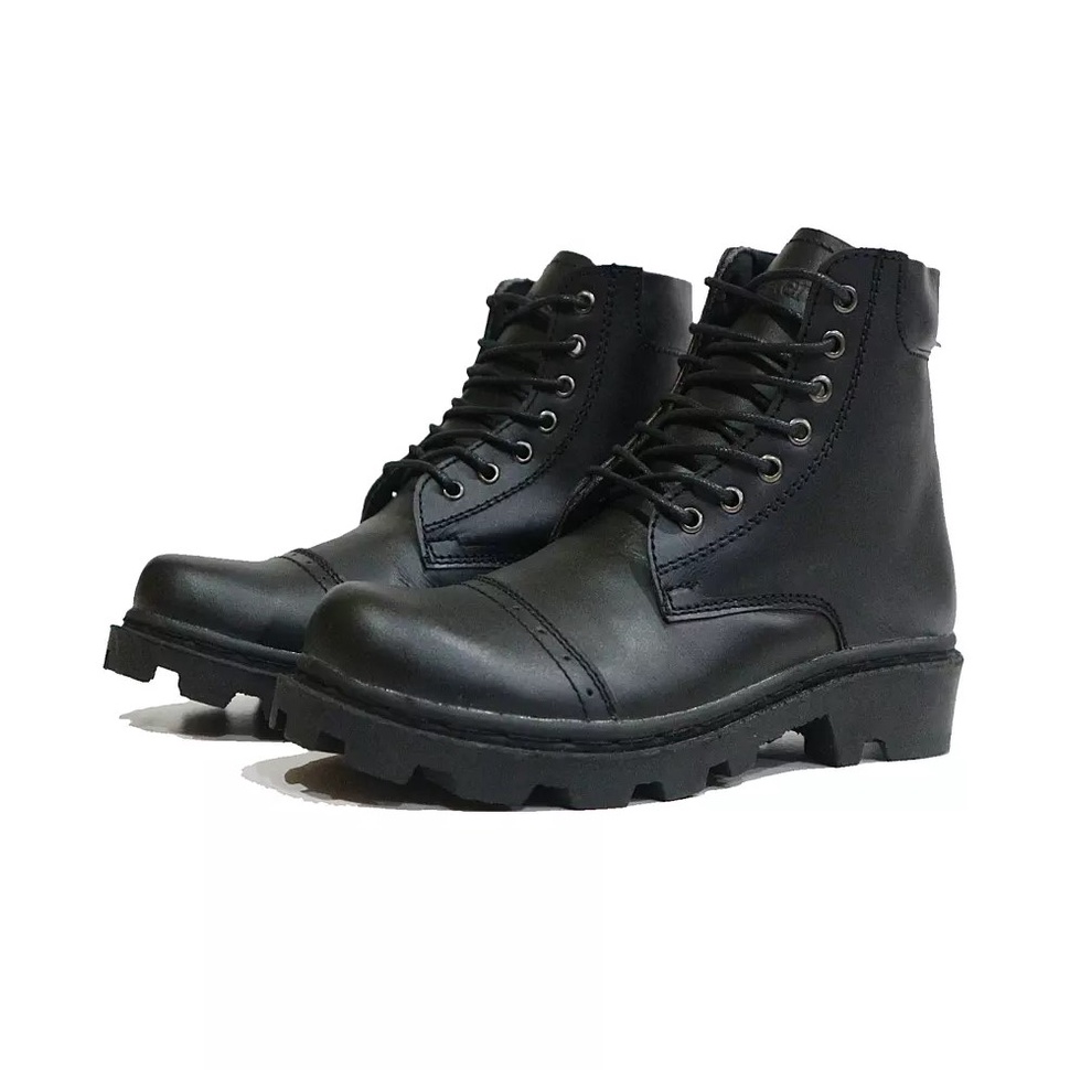 Sepatu Boots Pria Safety Kulit Asli Tm02 Series