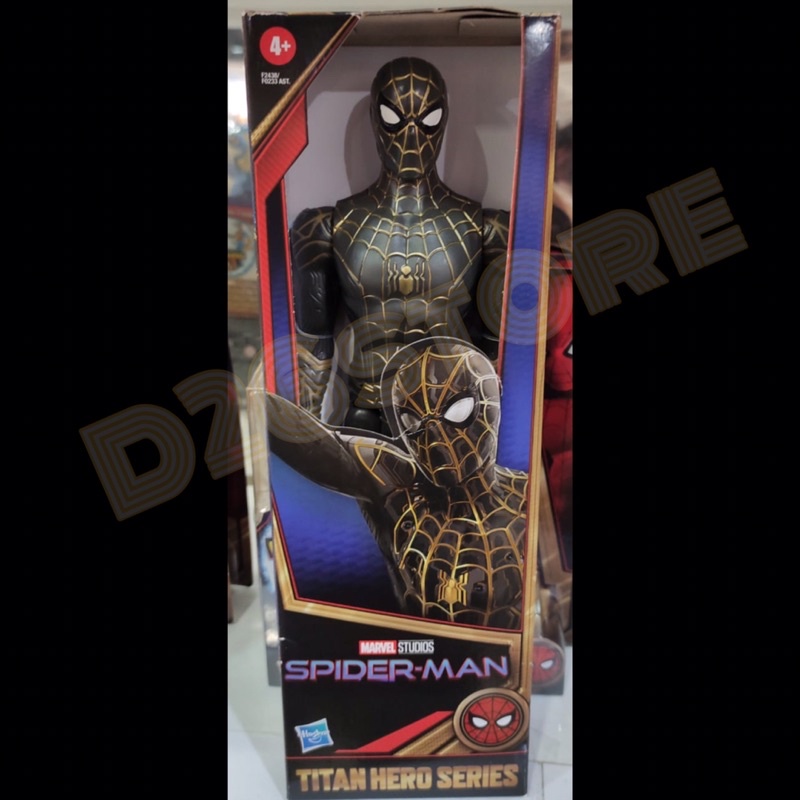 Mainan Action Figure SpiderMan Black Gold Multiverse Marvel Spider Man No Way Home HASBRO ORIGINAL