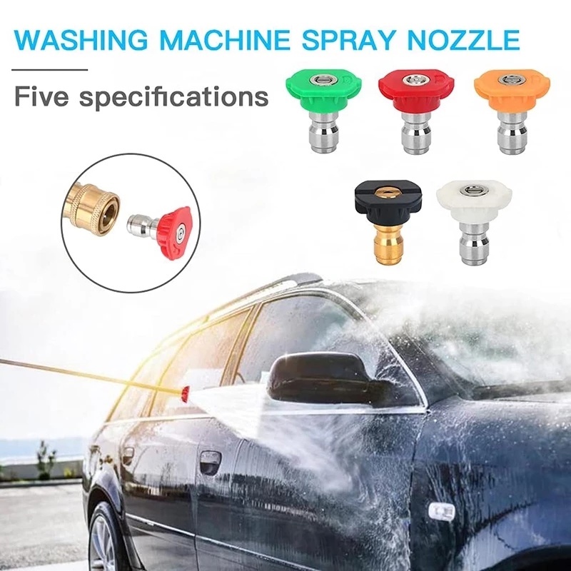 Konektor Nozzle Jet Lance Tekanan Tinggi Bahan Logam Untuk Mencuci Mobil