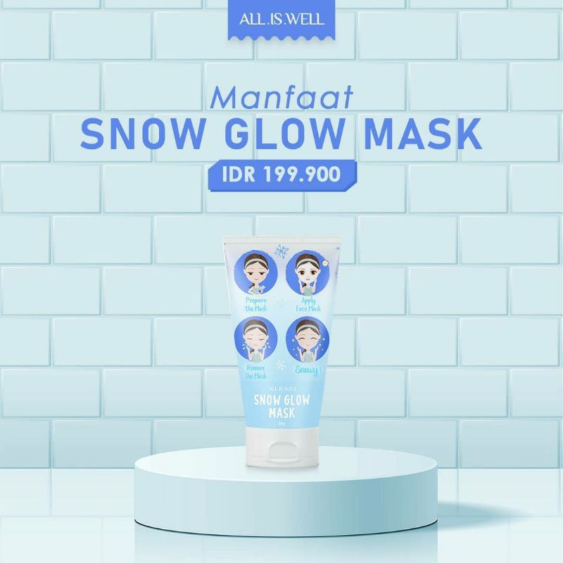 SNOW GLOW MASK BY DR TATA (Klinik Dermapro Jakarta)