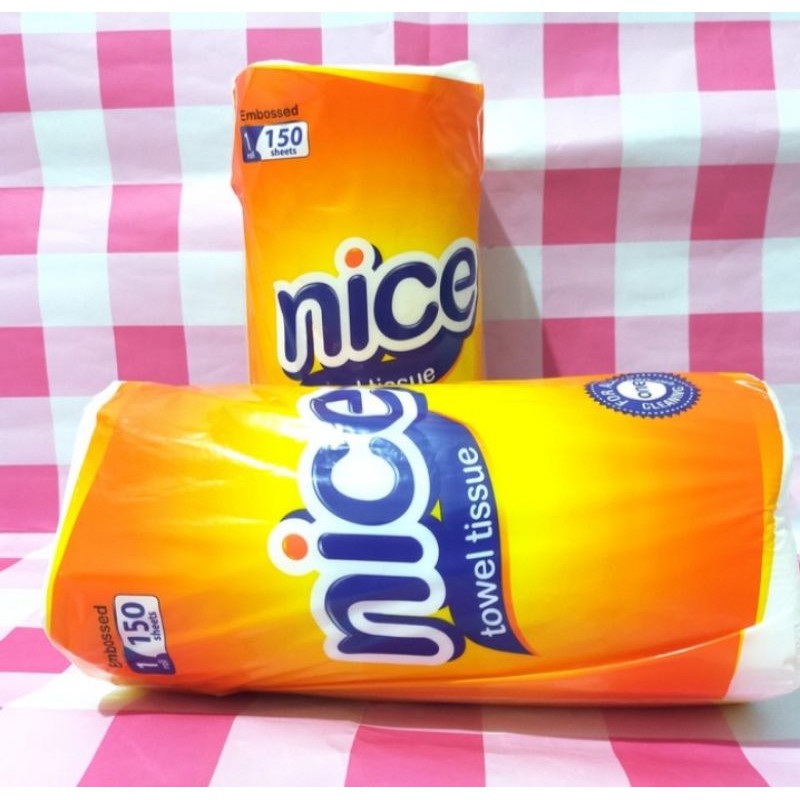 Jual tissue nice towel tissue dapur (1 roll isi 150 sheet) Shopee