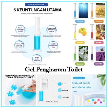 Gel Pengharum kloset 12 Kali Pakai