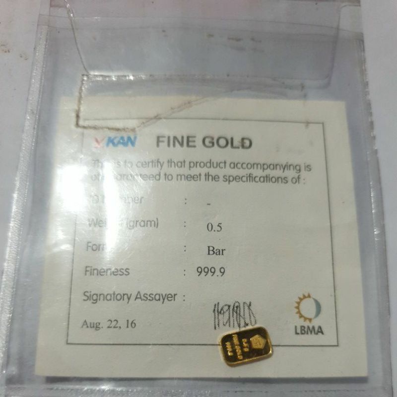 LOGAM MULIA ANTAM RETRO KLASIK 0.5 GR