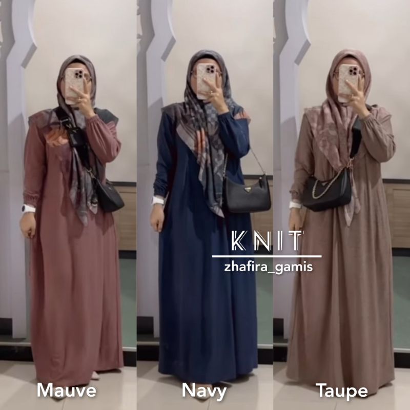 GAMIS KNIT ORI SEKARARUM FASHION