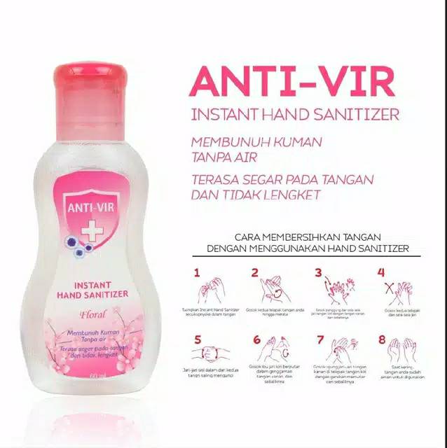 Fourfashion Hand Sanitizer Gel 60ml anti-vir