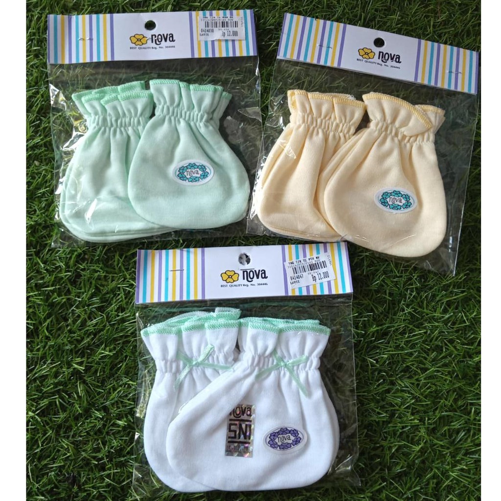 Nova Sarung Tangan Kaki / Sarung Tangan Kaki Bayi Newborn 0-3 Bulan