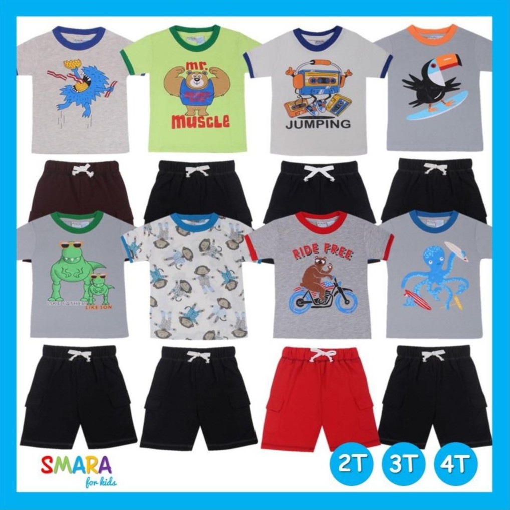 TERMURAH SETELAN ANAK COWO / BAJU ANAK COWO SMARA FOR KIDS