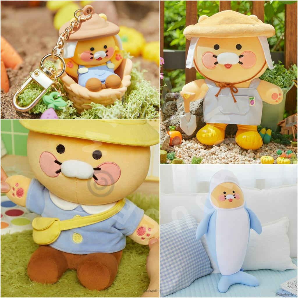 KAKAO 2023 FARMING SUMMER COLLECTION DOLL BONEKA OFFICIAL KEYRING KOREA FRIENDS RYAN CHOONSIK JORDY
