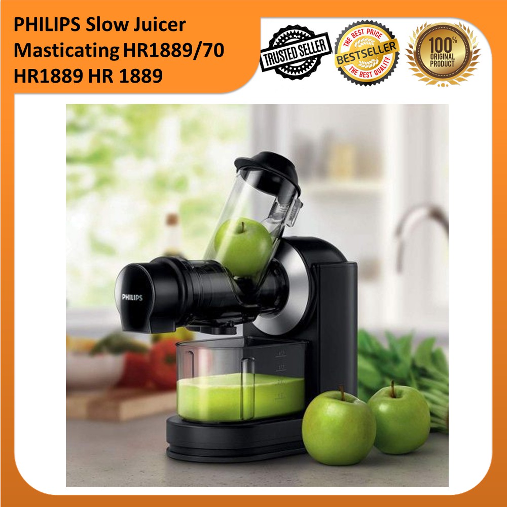 PHILIPS Slow Juicer Masticating HR1889/70 HR1889 HR 1889