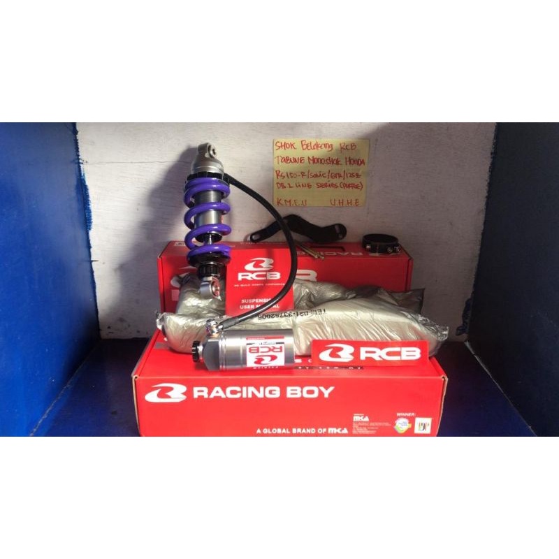 Shock Breaker/Shok Breaker RCB (Tabung) Honda RS 150R / Sonic 150 (229mm)  - Purple