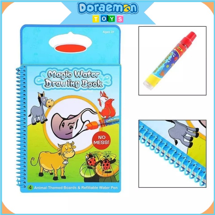 

Buku Gambar Mewarnai Anak Balita/Buku Gambar Ajaib MAGIC WATER DRAWING BOOK