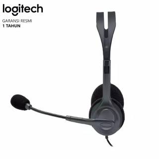 LOGITECH HEADSET STEREO H111 & MIC BISA U TELP LOGITECH