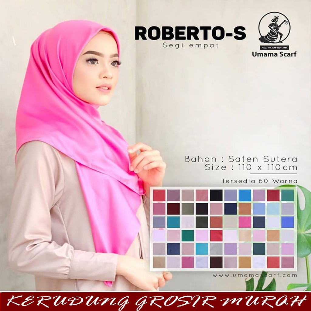 roberto umama satin sutera segiempat satin velvet roberto umama