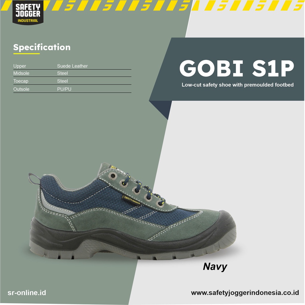 Jual SAFETY JOGGER GOBI NAVY S1P SRC Shopee Indonesia