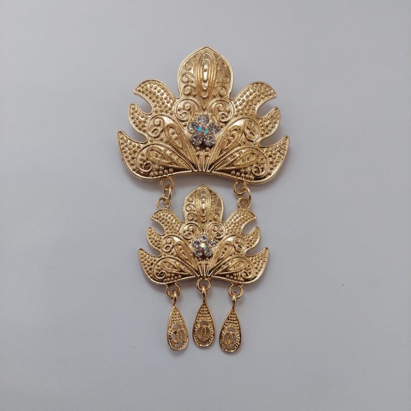 Bros kebaya bros kutubaru bros etnik bros murah-Rose gold