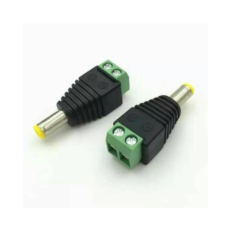 JACK DC MALE CCTV POWER PLUG CONNECTOR BAUT JEPIT KABEL KONEKTOR COLOKAN KAMERA