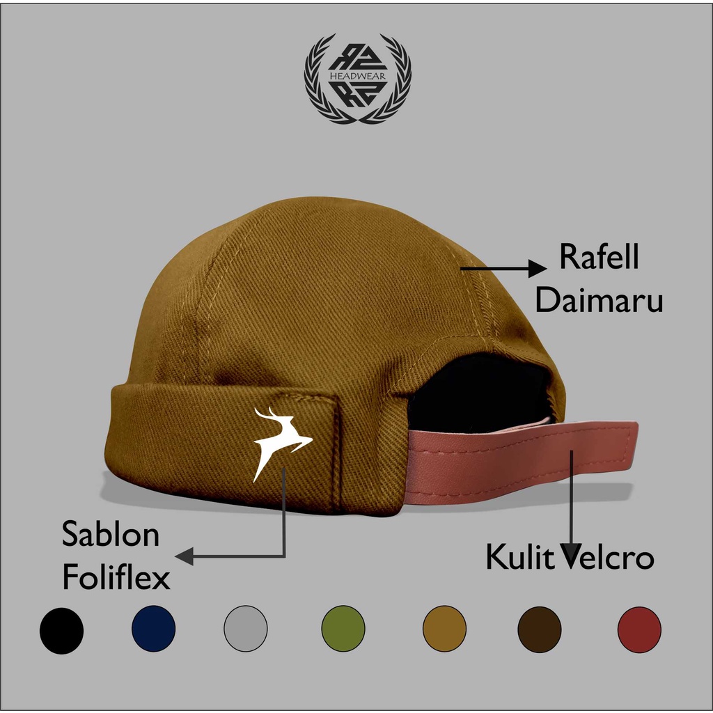 Mikihat Topi Peci Mikihat Deer Off Stand Peci Topi Pria Dewasa Unisex