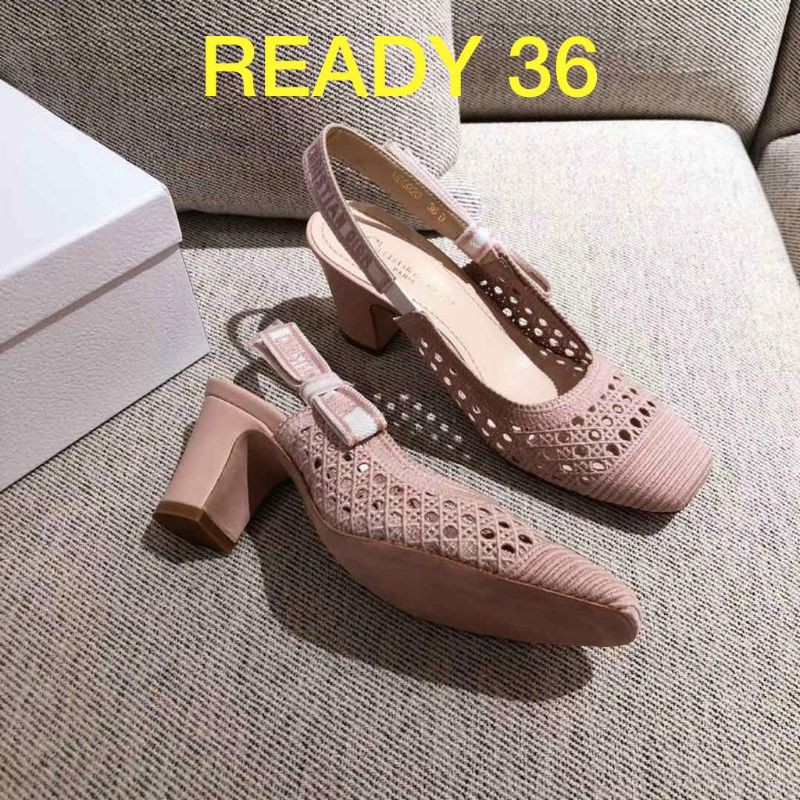 Sepatu Heels Dior Pink