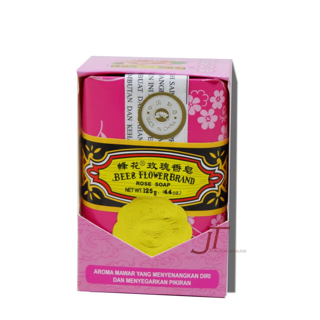 Sabun Tawon Aroma Mawar / Sabun Bee &amp; Flower ORIGINAL CHINA 125 gram