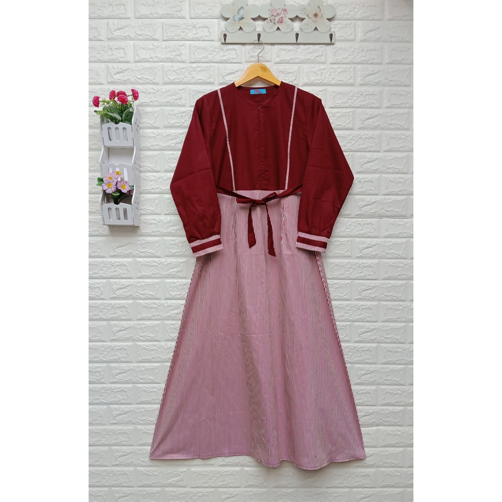 Gamis Katun Jepang Rania Salur