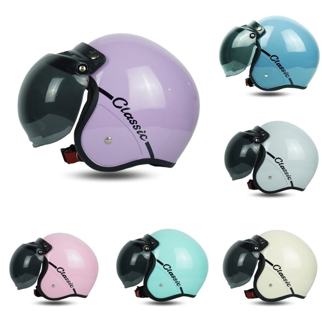 Helm Bogo Wanita Dewasa Kekinian Sni Terlaris