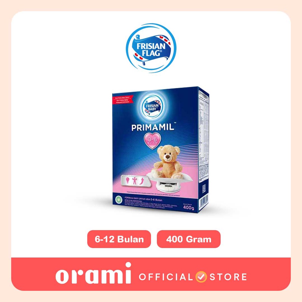 Frisian Baby Tahap 1 Susu Formula Bayi 0-6 Bulan 400g