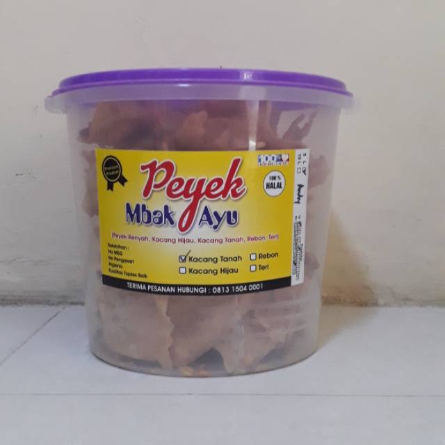 

Peyek Mbak Ayu Rasa Kacang Tanah