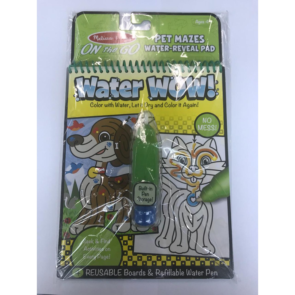 Melissa &amp; Doug Water Wow Pet Mazes