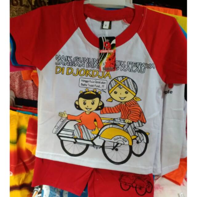 Setelan Anak Jogja Bahan Katun