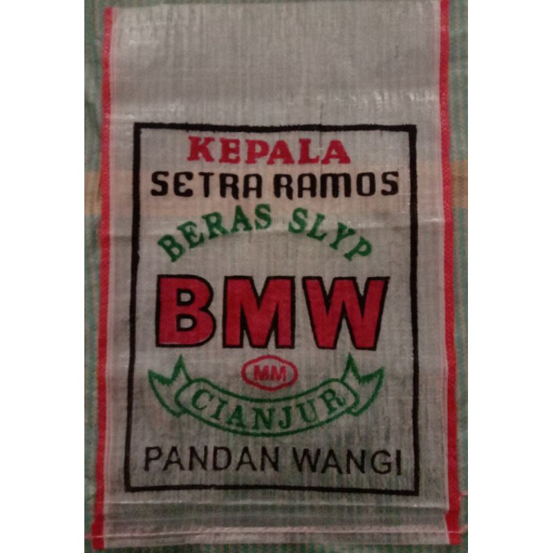 

karung beras bmw transparant 10 kg(ini kemasan bukan beras )