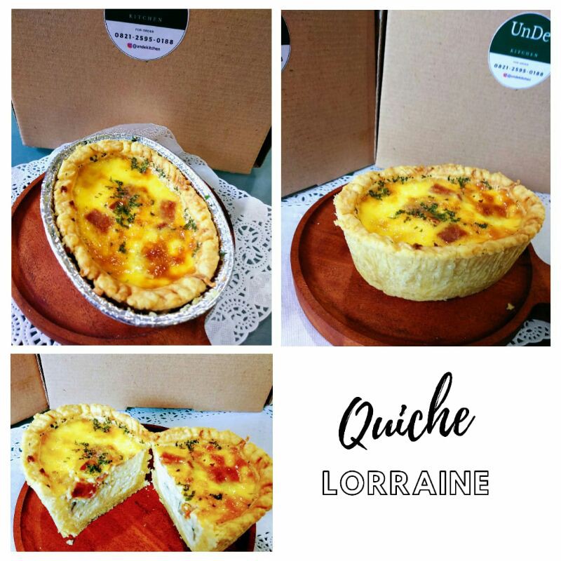 

Quiche Lorraine single portion for 2 pcs