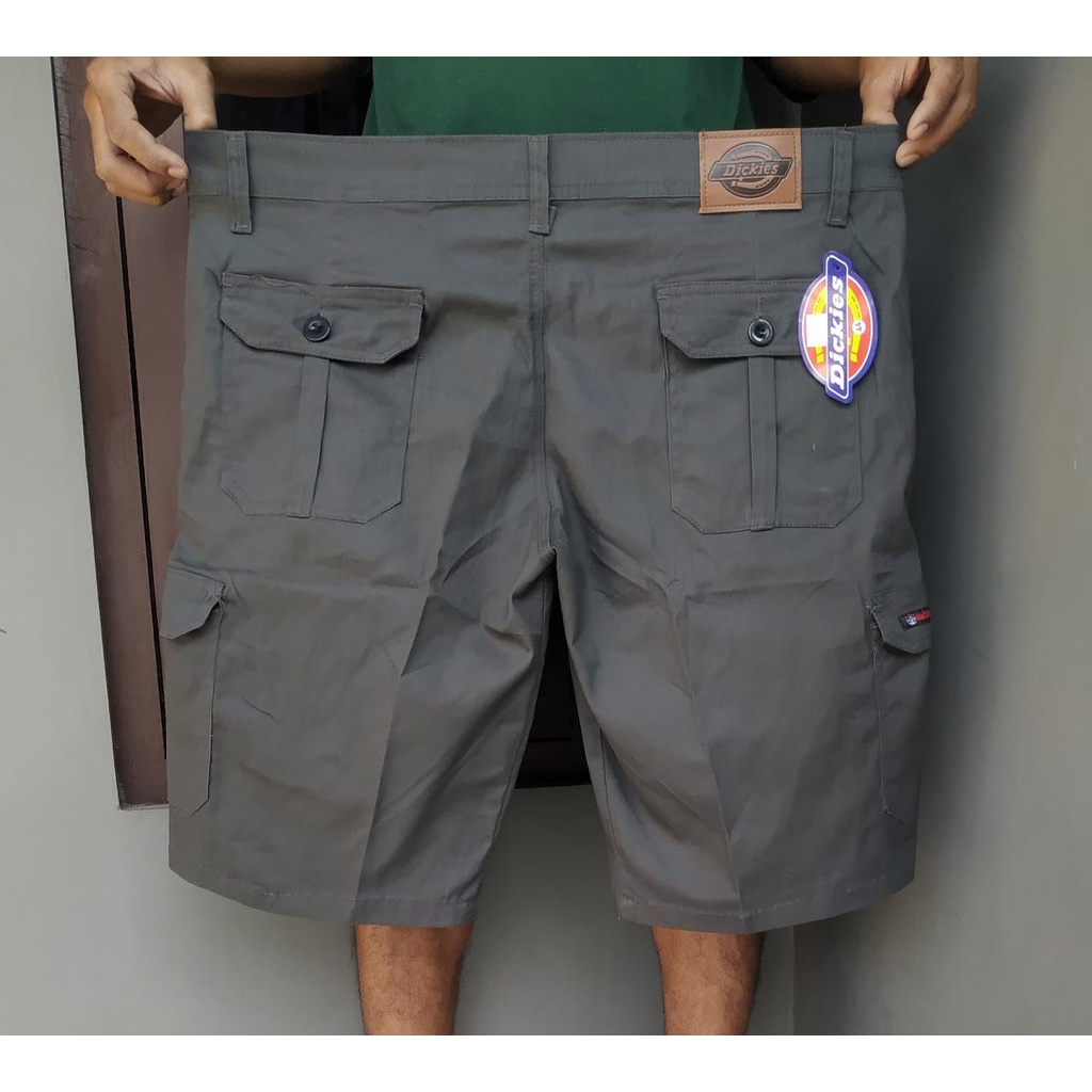 Celana Pendek Cargo Pria Celana Pendek Pria Model Cargo Bahan Twill Melar Tebal Halus PDL Size 27-44