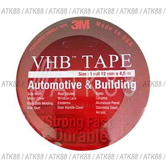 

Double Tape / Perekat 3M VHB 24mm x 4.5m Merah Original