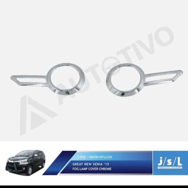 cover foglamp great new Xenia chrome jsl