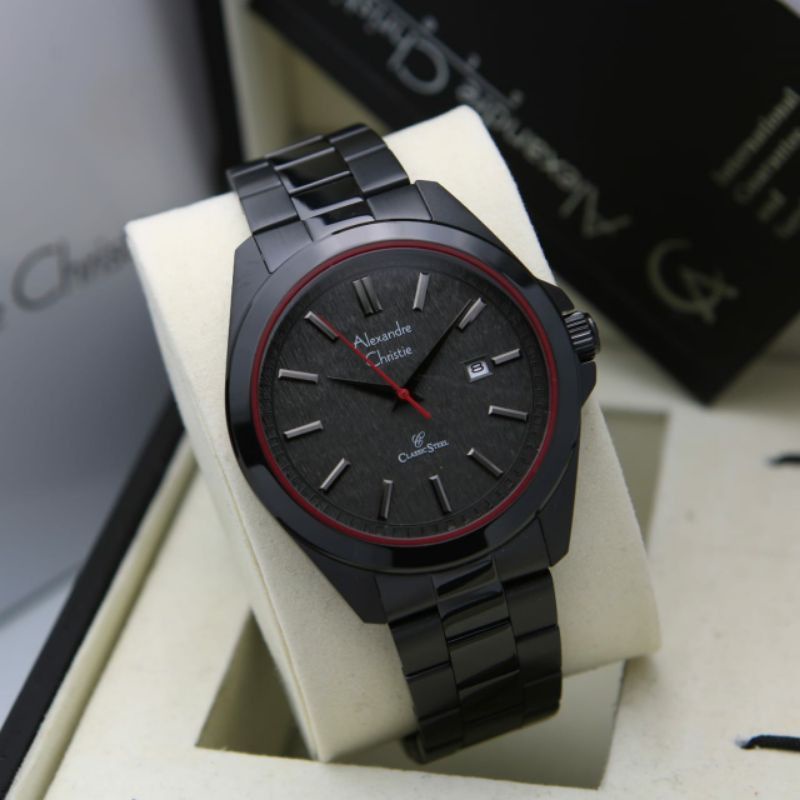 ALEXANDER CHRISTIE PRIA RANTAI HITAM AC 1017 ORIGINAL