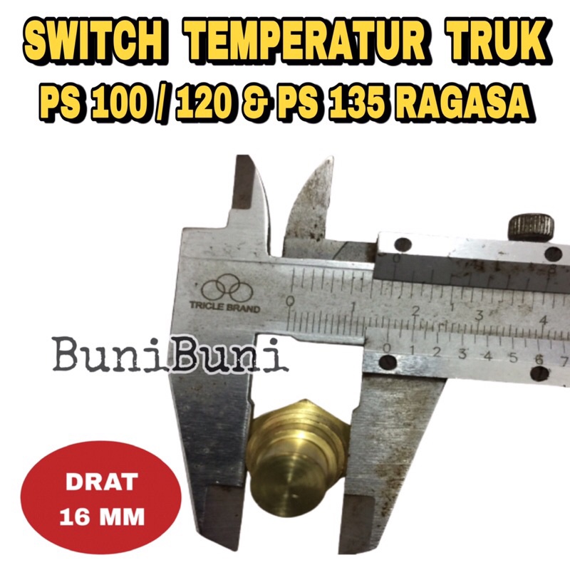 Switch Temperatur / Sensor Suhu Panas Air Mobil Truk Mitsubishi Colt Diesel PS100 / PS120 / PS135 Ragasa