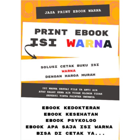 JASA PRINT BUKU  CETAK BUKU WARNA PRINT WARNA ANTI LUNTUR  BUKU MURAH