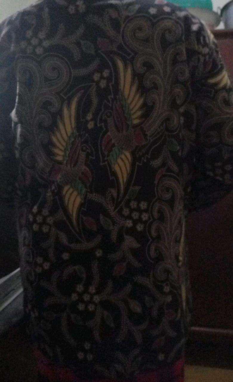 Batik Pria Lengan Panjang Slimfit Modern Premium Kemeja Batik Pria Lengan Panjang Batik Aluna Gba064