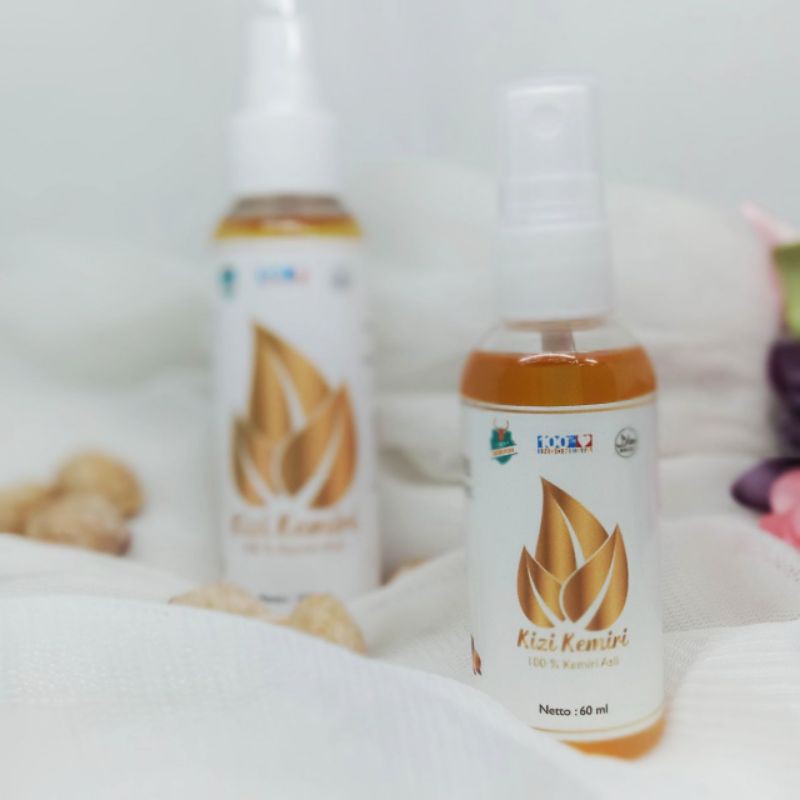 [60ml] Minyak Kemiri untuk Rambut, Kizi Minyak Kemiri Asli
