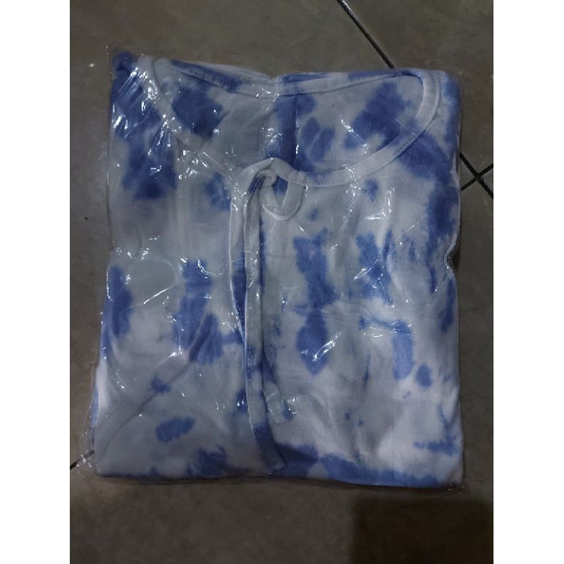 Piyama Tiedye Jumbo Ld 120 cm Bahan Kaos BISA COD